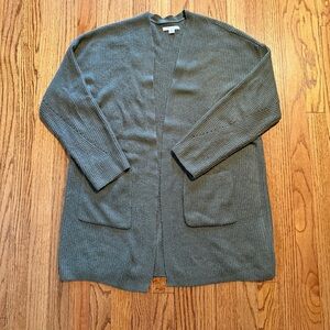 American Eagle Olive Green Cardigan Sweater